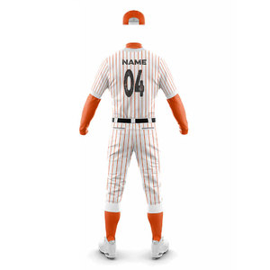 OEM Breathable Youth <b>Baseball</b> Softball Uniform Custom Stripe Design Blank Sublimation Team Name and Numbers Full Kits Uniform - Product Image 6