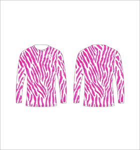 เสื้อยืดแขนยาวพิมพ์ลายม้าลายสีชมพูแบบซับลิเมชั่นสำหรับผู้ชาย เหมาะสำหรับการล่าสัตว์ ตกปลา ออกกำลังกาย เล่นกีฬา และฝึกซ้อม - Product Image 4