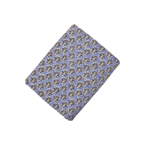 Tela de algodón floral morado lavanda con estampado a mano, suave y transpirable, material textil indio para vestidos, por metro, al por mayor. - Product Image 1