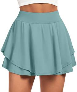 Falda Deportiva de Tenis y Béisbol Plisada, Transpirable, Informal, con Cintura Natural, Ideal para Verano y Fitness - Product Image 1