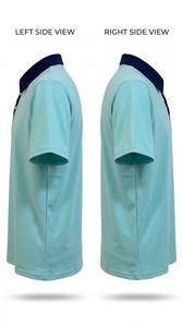 Chemise en polyester tricoté pour homme, respirante, séchage rapide, vêtements de sport décontractés, logo personnalisé, uniforme, chemise de golf, fournisseur en gros, OEM - Product Image 4