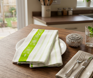 Paño de Cocina Promocional con Logotipo, Algodón de Primera Calidad, Logotipo Personalizado, Ecológico, de Secado Rápido, Súper Absorbente, 50x70cm, para Hoteles - Product Image 3
