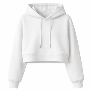 Wholesale Custom Oversized <b>Crop</b> <b>Hoodie</b> <b>for</b> <b>Women</b> - Factory Direct Supply by OEM Manufacturers - Product Image 1