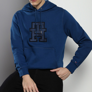 Sweat à capuche pour homme en coton épais, coupe oversize, avec patch brodé coupé sur mesure, imprimé personnalisé, de qualité supérieure et de luxe - Product Image 1
