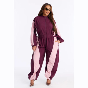 Conjunto Deportivo Casual para Mujer de Nailon y Poliéster de Primera Calidad, Chaqueta con Cierre, Ligero, Impermeable, Transpirable y Cortavientos - Product Image 1