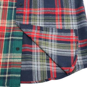 เสื้อกั๊กแขนกุดลายตารางผ้าแฟลนเนล ตัดขอบดิบ ติดกระดุม สไตล์ลำลอง วินเทจ คาวบอยตะวันตก - Product Image 5