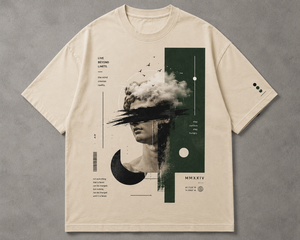Camiseta Casual Estampada para Hombre, 100% Algodón, Manga Corta, Cuello Redondo, Corte Regular, Tejido Jersey Transpirable, Diseño Frontal con Estampado Digital - Product Image 4