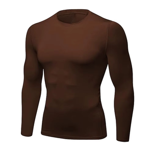 Factory Made Plain Dyed <b>Men</b> <b>Rash</b> <b>Guard</b> in Reasonable Prices Custom Blank Long Sleeves <b>Men</b> Polyester Spandex <b>Rash</b> <b>Guard</b> - Product Image 5