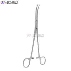 Pince thoracique F.0 en acier inoxydable chirurgical de qualité supérieure, 24 cm, manuelle, instruments médicaux cardiovasculaires, norme de sécurité MOL - Product Image 2