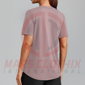เสื้อยืดออกกำลังกายแขนสั้นสำหรับผู้หญิง มีสินค้าพร้อมส่ง แห้งเร็ว รับออกแบบลายเสื้อยืดออกกำลังกายสำหรับผู้หญิง - Product Image 2