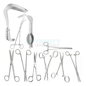 Nuevos Conjuntos de Instrumentos Quirúrgicos de Acero Inoxidable Color Plata en Venta - Product Image 2