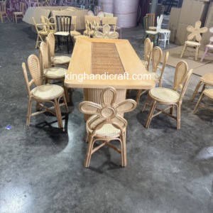 Chaise enfant en rotin artisanale moderne pour location, idéale pour mariage, événement, fête d'anniversaire, décoration, photographie, extérieur, chambre, sûre et durable - Product Image 2
