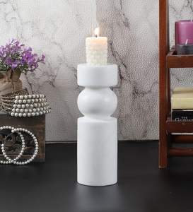 Columna Romana Impresa, Columna Griega, Portavelas y Portaplantas de Mármol para Decoración de Sala de Estar, Exhibición en Escritorio, Pilar Decorativo - Product Image 4