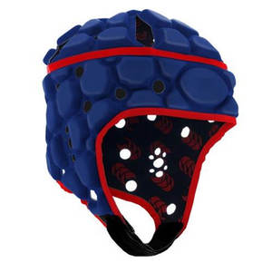 Casque de football américain premium à coque souple, casque de rugby de sécurité avec protection de la tête rembourrée en mousse EVA haute densité, réglable et protecteur - Product Image 4