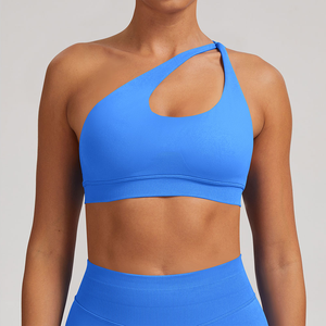 Sujetador deportivo de yoga para mujer con hombros inclinados, de alto soporte a prueba de golpes, sin costuras, para fitness, push-up, entrenamiento, running y yoga - Product Image 4