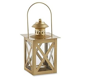 Elegant Selling Square shape Premium Portable Centerpiece Metal &Glass <b>Lantern</b> With <b>Gold</b> Finish Candle <b>Lantern</b> for Outdoor - Product Image 1