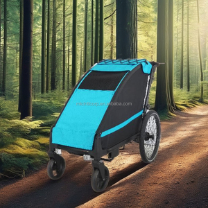 Grande poussette pour animaux de compagnie Remorque à vélo pour chien pour les aventures en plein air et pour les grands chiens - Product Image 1