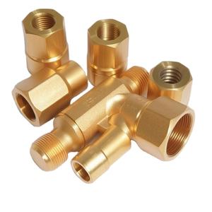 Accesorios neumáticos de latón de alta calidad Roscado de precisión para un flujo de aire suave Durabilidad duradera para uso industrial - Product Image 1