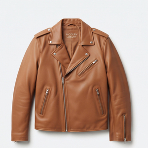 Chaquetas de Cuero de Moda, Elegantes y de Primera Calidad, con Cuello Camisero, Chaqueta de Cuero para Motociclistas, Unisex, Ropa Exterior para Motociclistas, Chaquetas para Mujer - Product Image 6