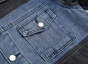 Veste en jean pour homme, 100% coton, logo personnalisé, haute qualité, respirante, écologique, séchage rapide, pour usage extérieur, vente en gros - Product Image 3