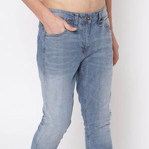 Pantalones Vaqueros Azules Transpirables con Bolsillo Lateral para Hombre, Servicio OEM, Alta Calidad, Logotipo Personalizado, Pantalones Vaqueros de Motociclista - Product Image 3