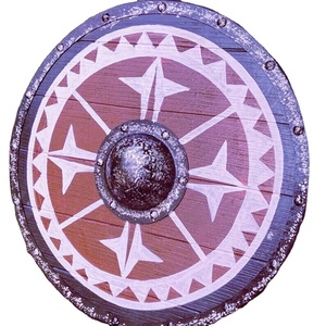 Viching Ragnar autentico Loth <span class=keywords><strong>Brok</strong></span> scudo fatto a mano battaglia medievale indossato Design OEM industriale dal produttore per fai da te - Product Image 3