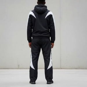Regular Fit Printed Winter Windbreaker <b>Tracksuit</b> Breathable Fabric Men Casual High Street Style with cheap price for sale - Product Image 5