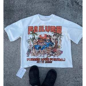 OEM Custom Boxy <b>TShirt</b> Men High Quality 260g Heavyweight Drop Shoulder Box Fit 100% Cotton Oversized Print Eco-Friendly <b>Tshirt</b> - Product Image 4