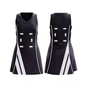 Conjunto de Uniforme de Netball para Mujer, Tela Deportiva Premium, Logotipo Personalizado, Jersey y Falda Transpirables de Secado Rápido, para Entrenamiento y Partidos de Equipo - Product Image 4