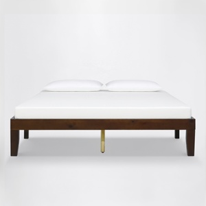 เตียงแพลตฟอร์มดีไซน์แบบแพลตฟอร์มสำหรับเตียงไม้สนฐานเตียงไม้เฟอร์นิเจอร์ขนาดควีนไซส์ผลิตในเวียดนามเป็นมิตรกับสิ่งแวดล้อม - Product Image 2