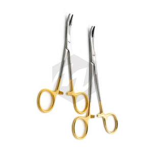 2 Piezas Portaagujas Olsen Hegar con Tijeras de Carburo de Tungsteno Serradas y Puntas Curvas, Instrumentos Médicos de Acero Inoxidable de Grado Quirúrgico - Product Image 2