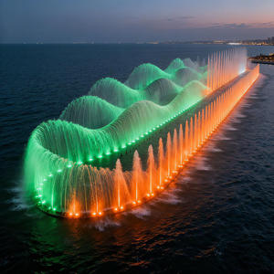 Fontaines musicales personnalisées Artwatershow, fontaines d'eau dansantes - Product Image 4