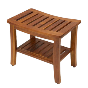 Banco de ducha para muebles de baño Banco de ducha de madera de teca Buena calidad Precio al por mayor - Product Image 2