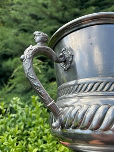 Royal Style Designer Silver Finished Ice Buckets For Hotel And Restaurant Premium Beverage Service Enhancing Royal Theme <b>Table</b> - Product Image 5