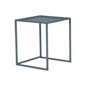 Mesas Auxiliares Minimalistas Apilables, Estructura de Acero Gris Mate, Bandeja Extraíble, Juego de Mesas Auxiliares para Apartamento, Sala de Estar, Salón - Product Image 2