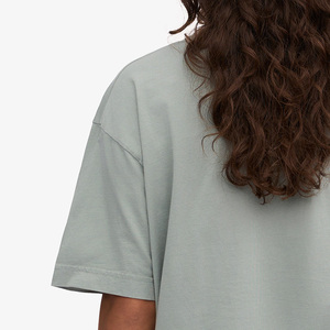 Camiseta de Mujer, Corte Regular, Cuello Redondo, Manga Corta, Color Sólido, 100% Algodón Orgánico, Ecológica, de Secado Rápido, Informal, para Uso Diario - Product Image 6