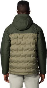 Men's Lightweight Windproof Hooded Winter Puffer <b>Jacket</b> with 100% Down Fill <b>Packable</b> Design Storage Pouch-Custom <b>Packable</b> Brand - Product Image 2