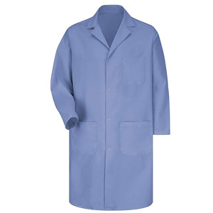 Unisex Classic White Cotton <b>Scrub</b> <b>Sets</b> with Jersey Fabric Needle Detection Professional Medical Nurse Uniform for Hospital Use - Product Image 3