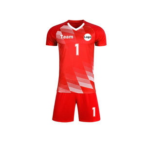 Uniforme de Fútbol Ligero de Manga Corta con Color y Talla Personalizados, Nuevo Diseño de Camiseta y Pantalones Cortos de Fútbol con Servicio OEM - Product Image 2