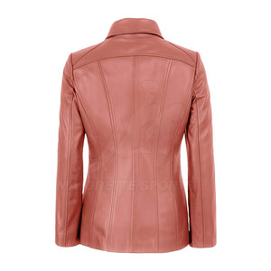 Service OEM ODM disponible. Veste en cuir pour femme, design moderne, matériaux de qualité supérieure et idéale pour tous les jours. - Product Image 2