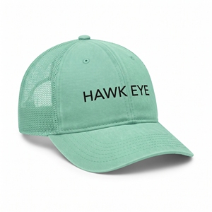 Gorra Trucker de Malla Ojo de Halcón Ajustable Unisex Casual para Primavera Verano con Diseño de Letras Bordadas Frontales de 6 Paneles - Product Image 6