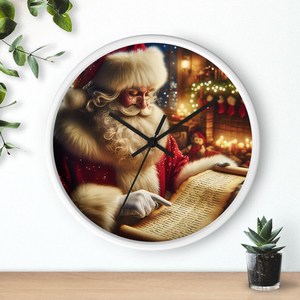 Large <b>Modern</b> Resin Analog Quartz Round <b>Wall</b> <b>Clock</b> with Snowflake Pattern Antique Design for Living Room Single Face Christmas - Product Image 4