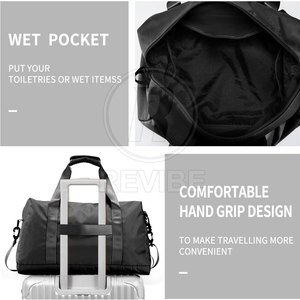 Outdoor Use New Arrivals Nylon Zipper Duffle <b>Bags</b> Customized Packing Lightweight Eco-Friendly Adjustable Strap for Sale - Product Image 3