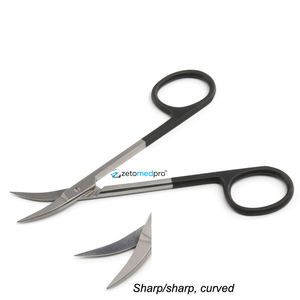 Ciseaux chirurgicaux TC Gold Iris Gum fabriqués en acier inoxydable de haute qualité avec inserts en carbure de tungstène – Pointes droites et aiguisées - Product Image 5