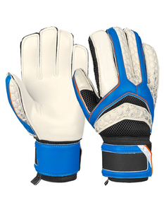 Professional Football Goalkeeper <b>Gloves</b> Leather Full Finger Non-Slip Breathable Adjustable Wrist Strap Unisex Sports Gear - Product Image 2