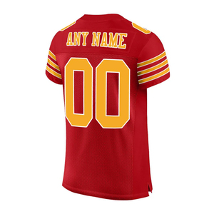 Maillot de football américain personnalisé à manches courtes, imprimé, respirant, avec logo personnalisé, en Spandex/Polyester pour les ligues - Product Image 4