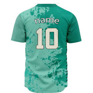 Uniformes de béisbol sublimados personalizados al por mayor, 100% poliéster - Product Image 6