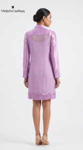 Robe Kurti Western élégante mi-longue pour femme, à manches longues, avec taille ajustée, idéale pour les soirées et un style moderne. - Product Image 6