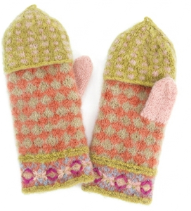 Mitaines Convertibles en Laine Tricotée Faite Main pour Femme, Style Bohème, Chauffe-bras d'Hiver Doux et Chauds, Fournisseur d'Usine OEM - Product Image 3