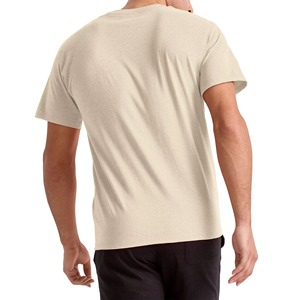 Venta Directa de Fábrica, Camiseta de Manga Corta con Cuello Redondo para Hombre, Tallas Grandes, 100% Algodón, Blanca, Personalizable, Proveedor de Camisetas - Product Image 6